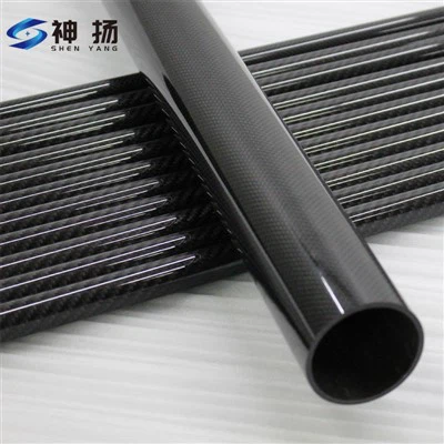 Tabung serat karbon bundar